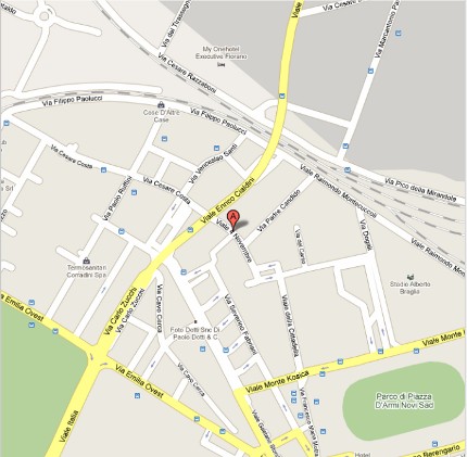 Mappa sede Modena